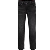 TOMMY HILFIGER Modern straight black wash jeans.